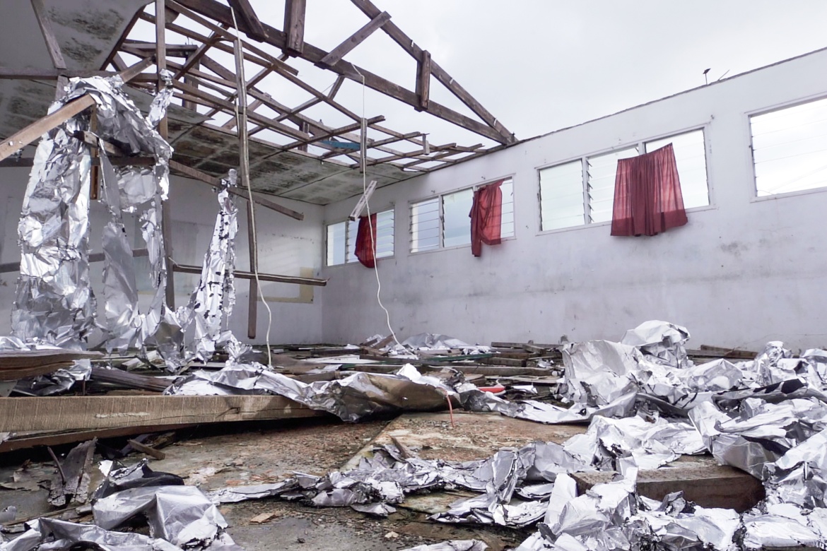 Les ravages causés par le cyclone tropical Harold en 2020, conjugués aux effets de la pandémie de COVID-19, ont exacerbé ces difficultés. Crédit : GPE/Arlene Bax